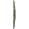 Ekena Millwork Deria Ceiling Medallion (Fits Canopies up to 6"), Hand-Painted Spartan Stone, 20 1/4"OD x 1 1/2"P CM20DRSSF - alternate 3